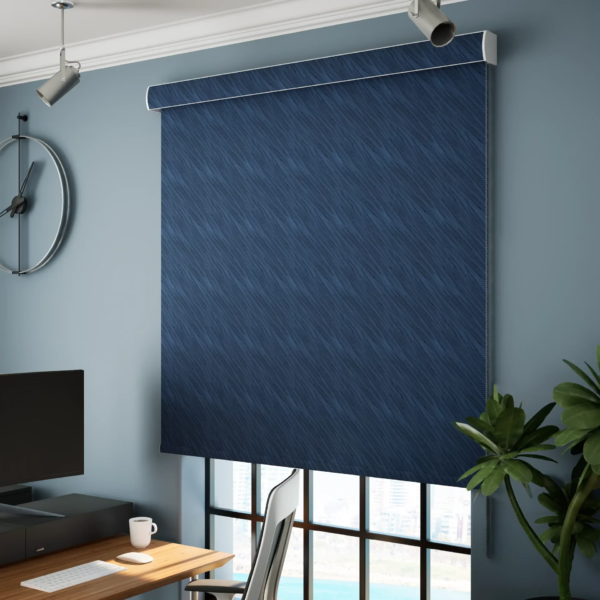 Blackout Sombras Roller Blinds - Dark Blue